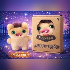 NWT Zuru Fuggler Series 1  Mr. Needles Baby Fugg Plush Toy Collectible